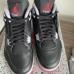 Size 11.5 - Air Jordan 4 Retro Bred Reimagined