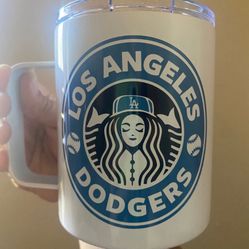 12oz Dodgers Stainless Steel Mug