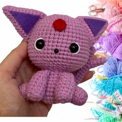 Espeon the Psychic Eeveelution Pokemon Crochet