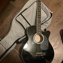 Acoustic bass guitar