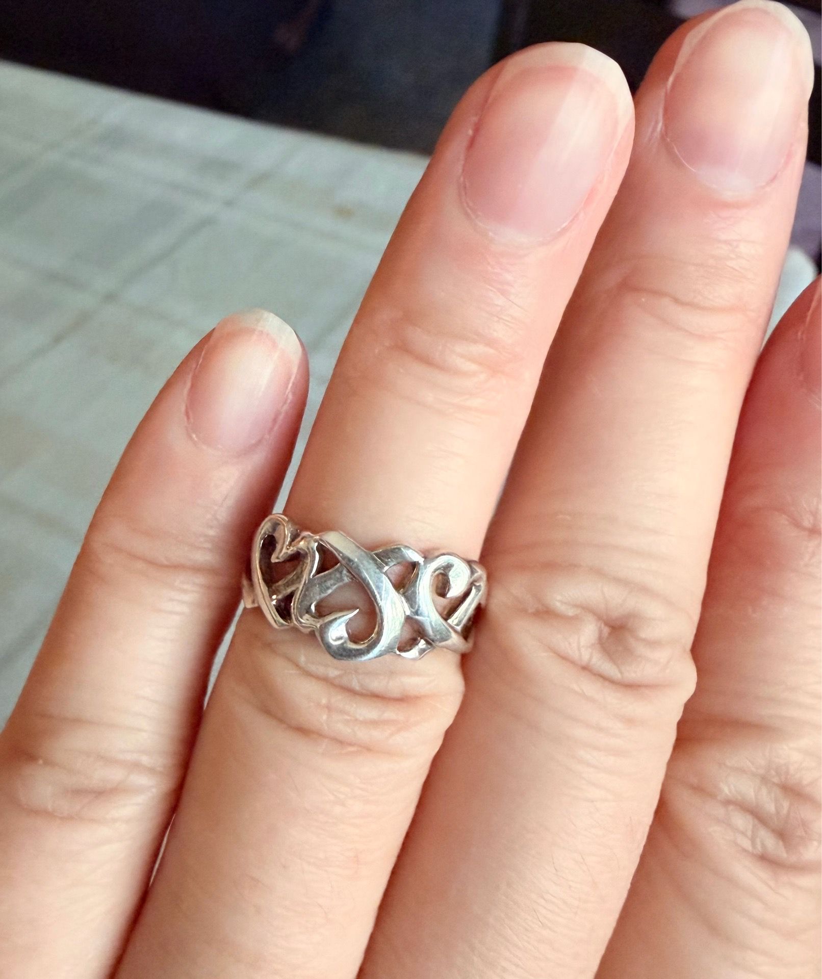 Authentic Tiffany and Co Heart Ring