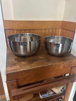West End Stainless Steel Bowls (2)