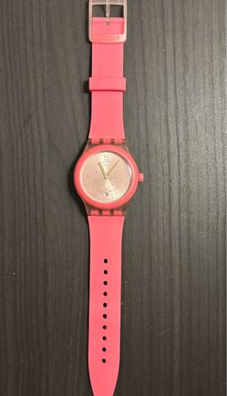 RARE Swatch SISTEM 51 CALI Pink Automatic Watch SUTP401