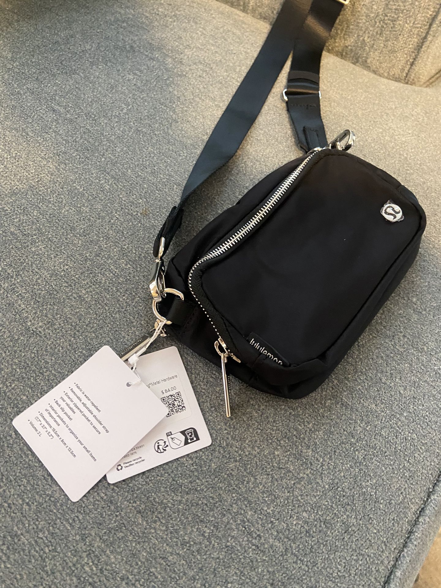 Lulu lemon Crossbody Bag. Durable Adjustable Strap.
