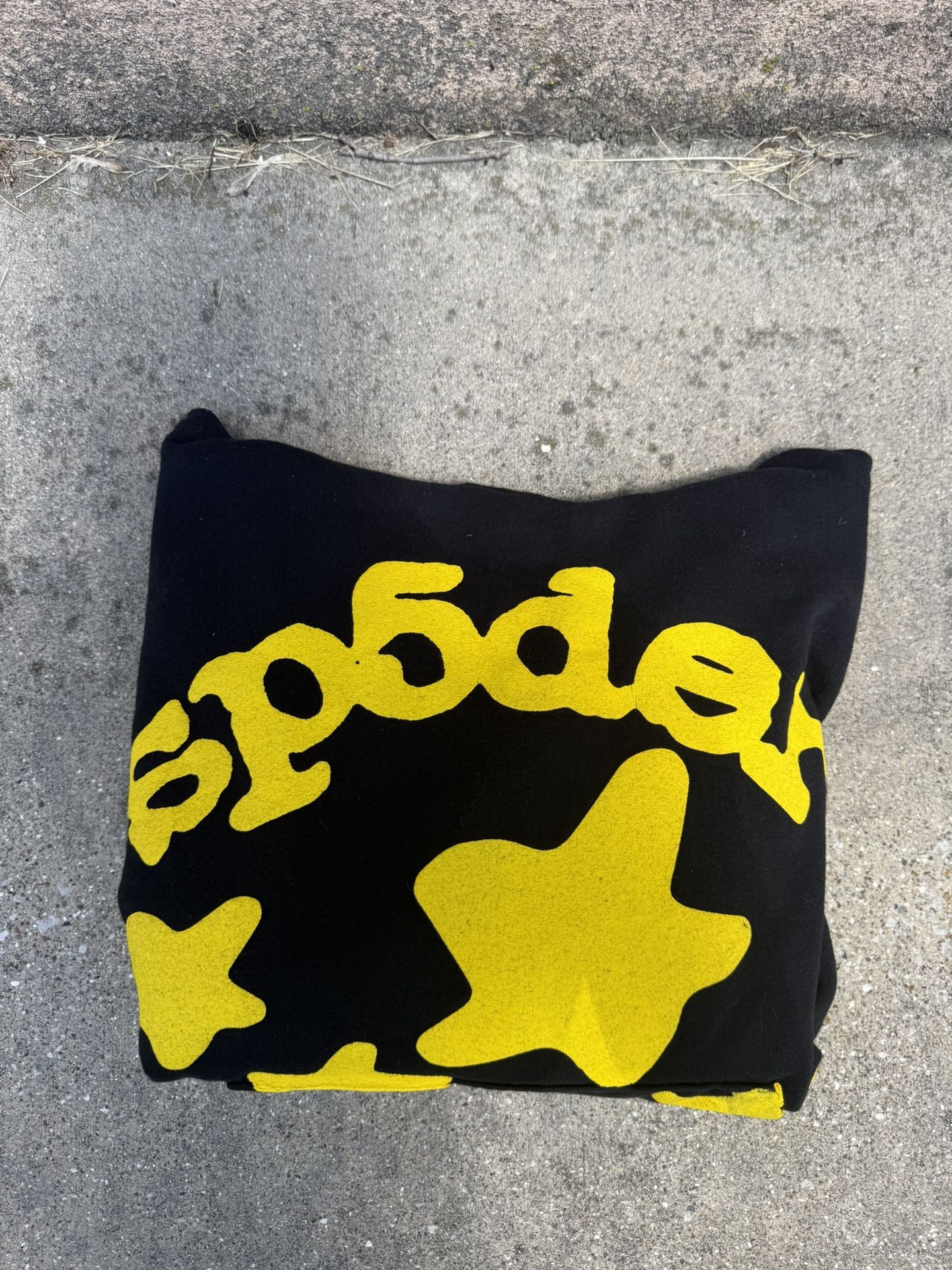 Beluga Yellow Sp5der Hoodie