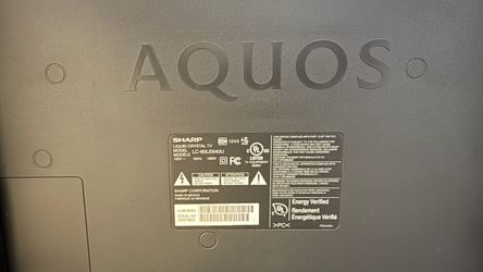 Sharp AQUOS 60” Flat Screen TV