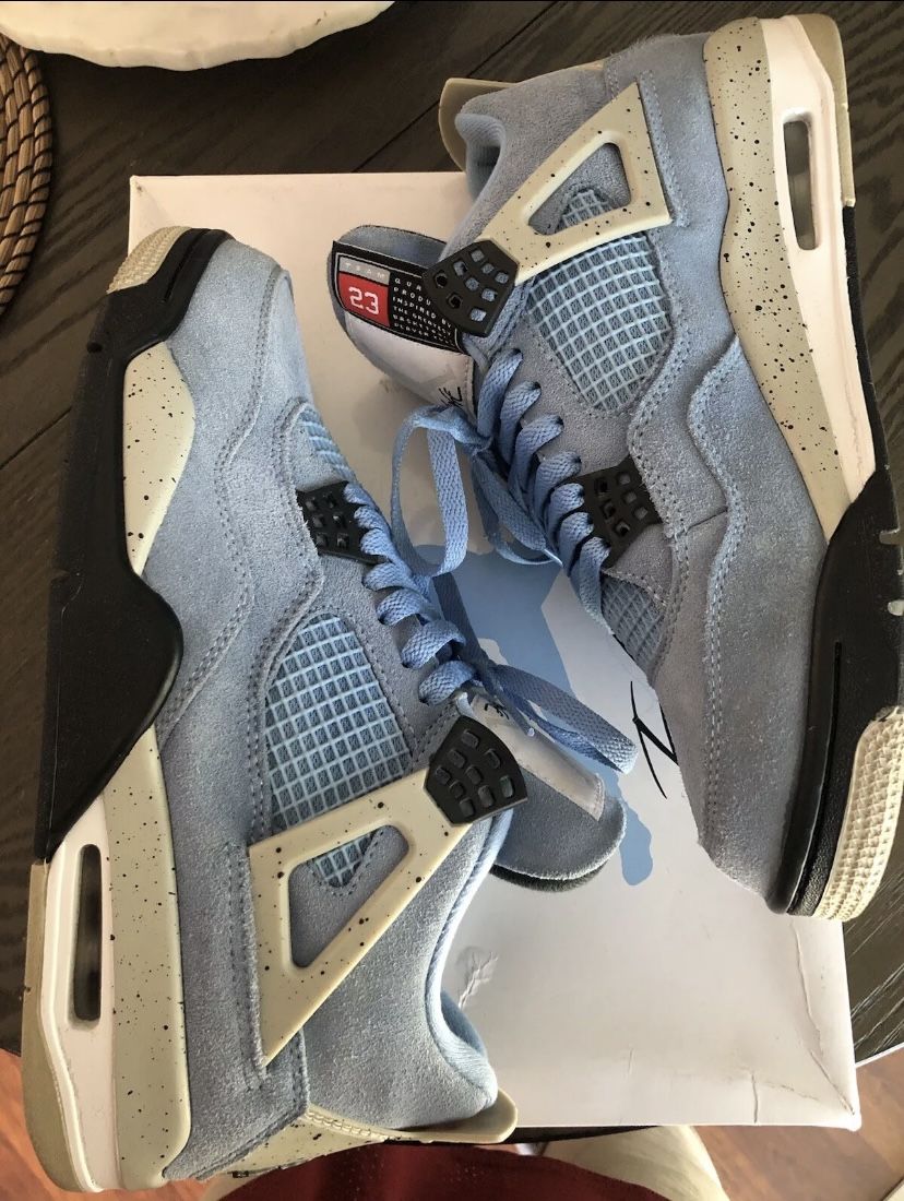 Nike Air Jordan 4 Retro “University Blue” Sz 10