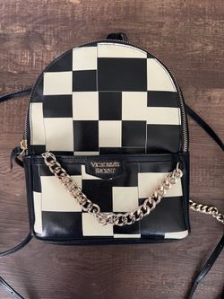 Victoria Secret, checkered backpack