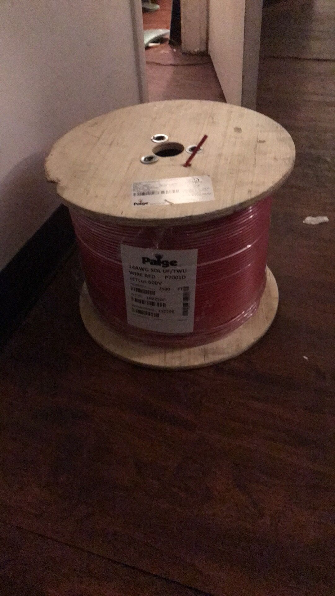 2500ft 14awg Red Wire