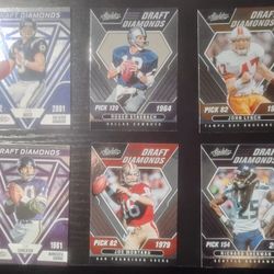 2022 and 2023 Absolute Draft Diamonds 6 Card Lot!