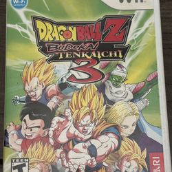 Dragon Ball Z Budokai Tenkaichi 3 Wii 