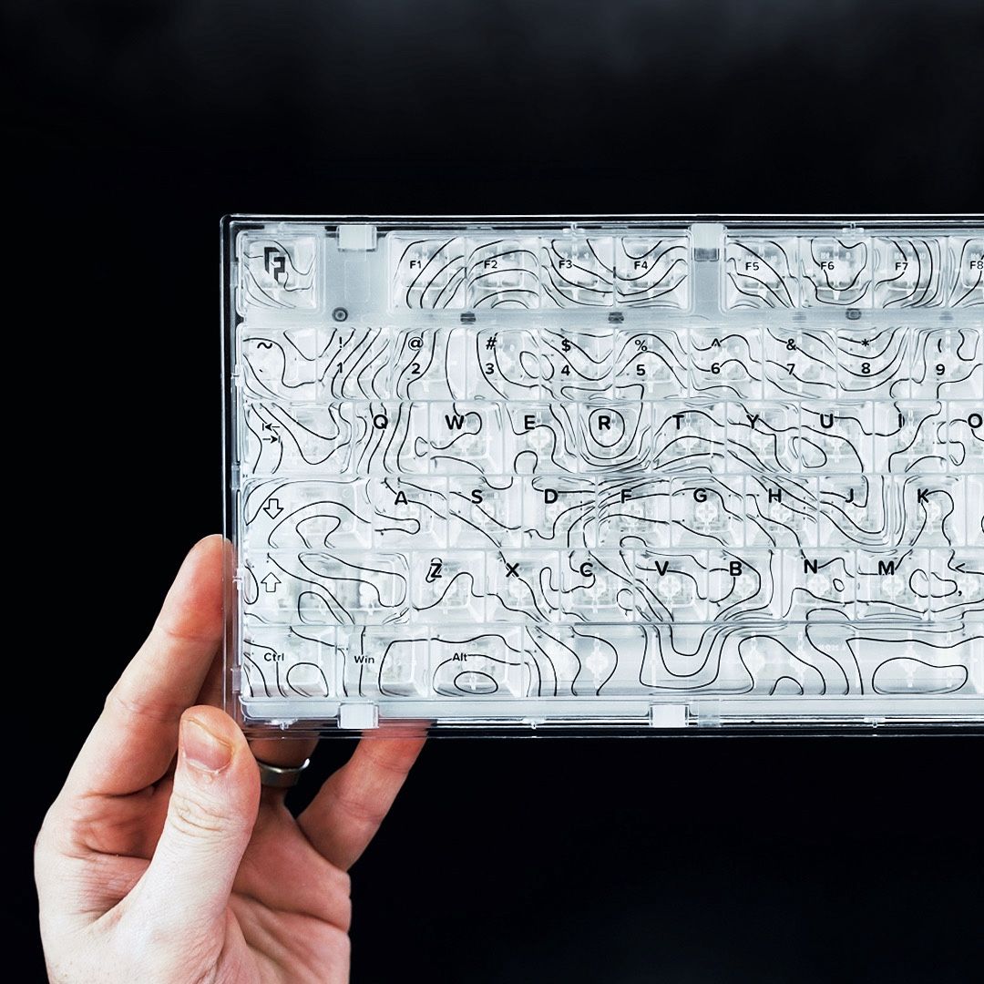 Ctrl-T x RFP Ice Caps | Topographic Keycap Set - Sealed