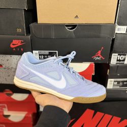 DS Nike Gato Aluminium Gum Light Brown Palest Purple size 12