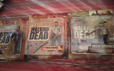 Walking Dead Action Figures lot of 3