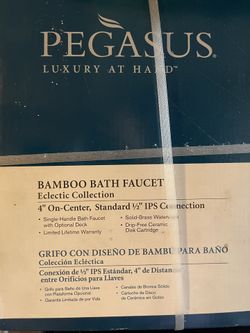 Pegasus Bamboo Bath faucet