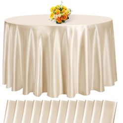 Ivory/ Champagne Table Cloths 