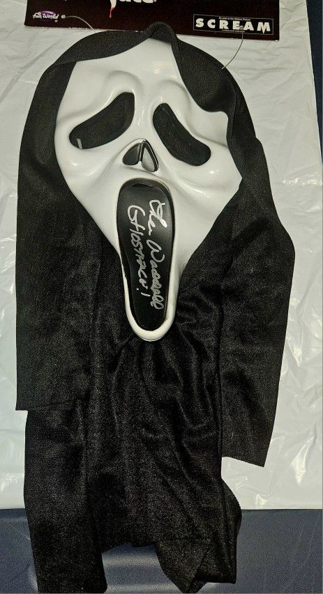 Ghost Face Autographed Mask