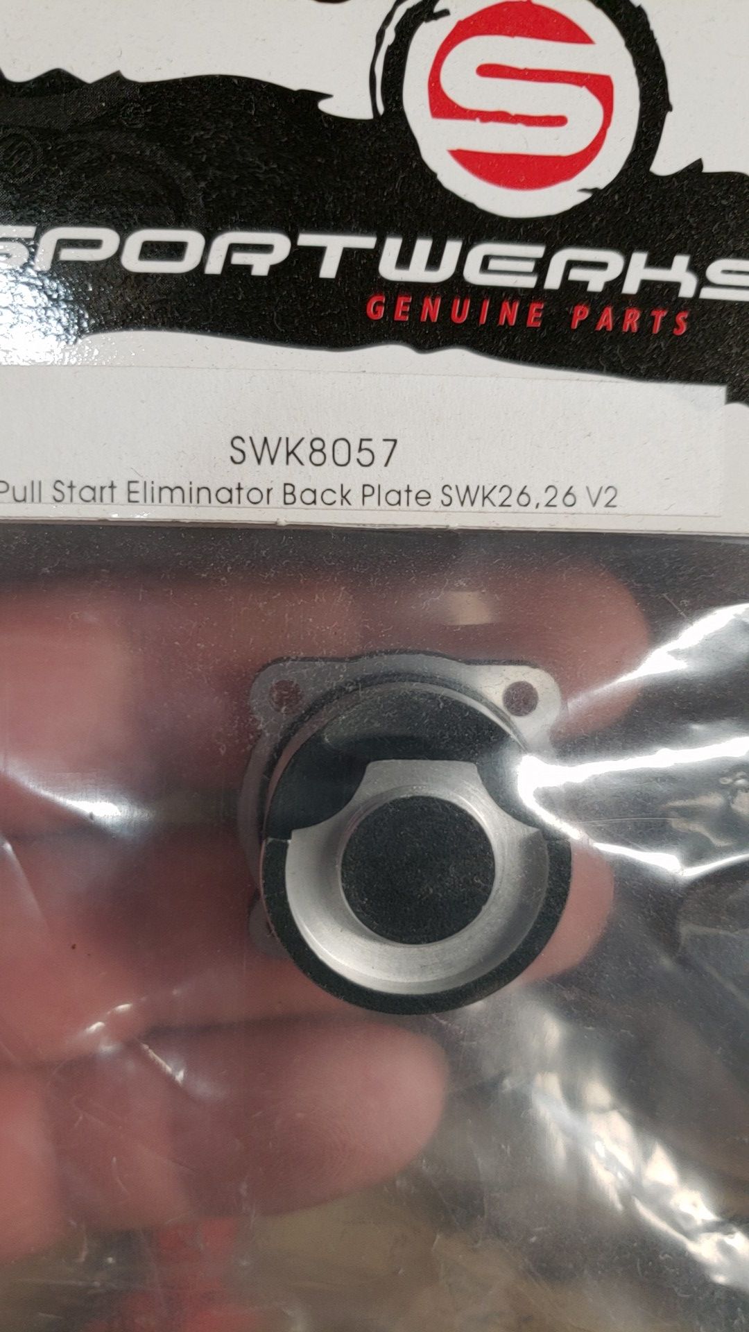 Sportwerks pull start eliminator back plate