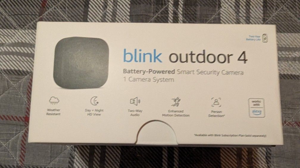 Blink Outdoor Indoor Security Camera With Synch Module Record Video