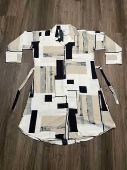 Black and white shirt and dress