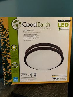 Good Earth LED light fixtures