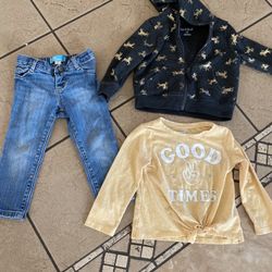 Outfit For A Girl Size 18 Months $3