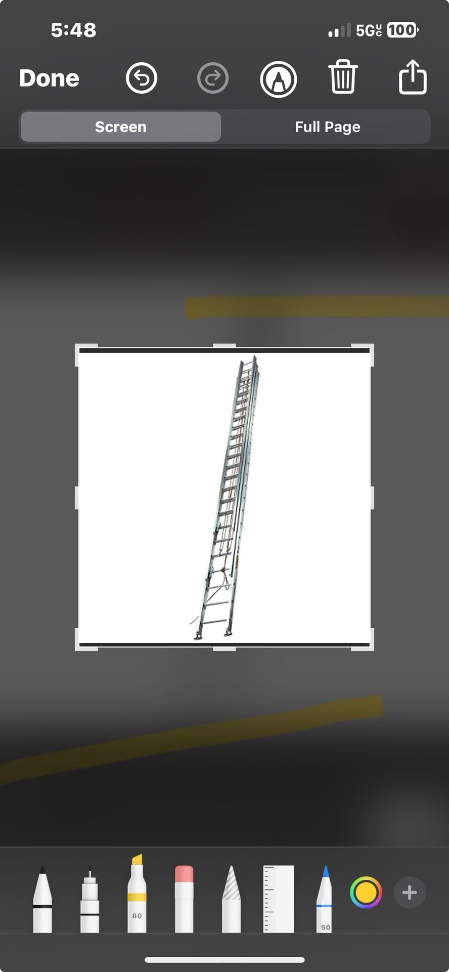 60 Ft Aluminum Louisville Extension Ladder 