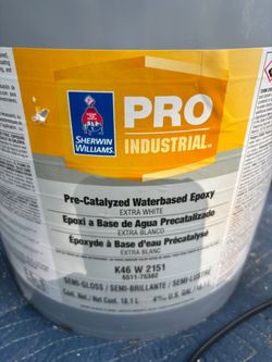 Sherwin-Williams Pro Industrial Waterbased Epoxy 5 Gallon