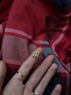10k gold nugget  rings