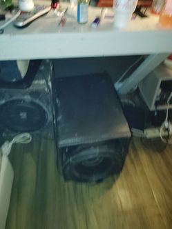 Speaker in box