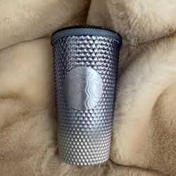 Starbucks Blue Chrome Grande Cup