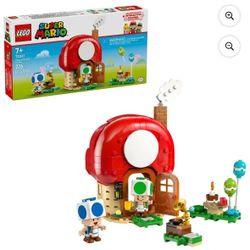 LEGO Super Mario Party at Toad’s House Building Toy - Pretend Play Set for Boys & Girls, Ages 7+ - Kids Building Blocks with Digital Action & 2 Toad T