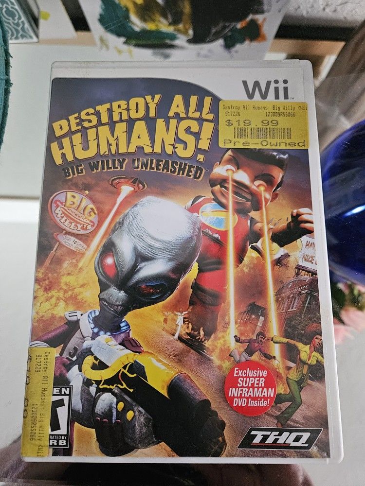 Nintendo Wii Destroy All Humans! Game