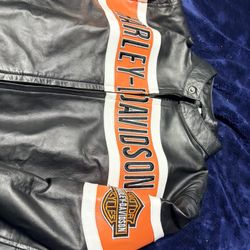 Harley Davidson Leather Jacket $150