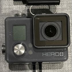 GoPro Hero+  With Attachments & Case