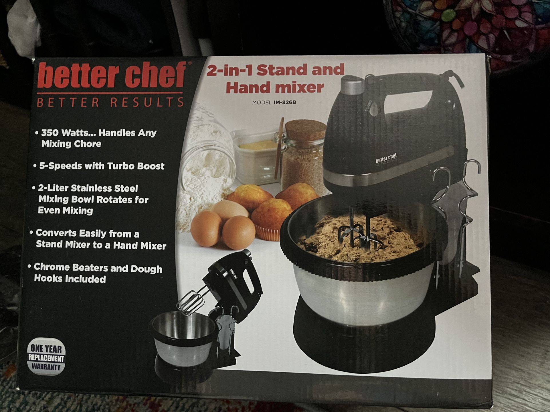 Better Chef 2-1mixer W/ Stand & Hand Mixer