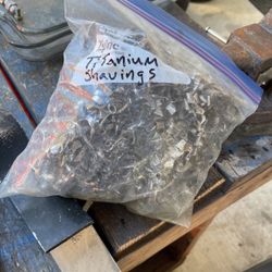 Titanium Lathe Shavings For Fun, Science Or Burning 