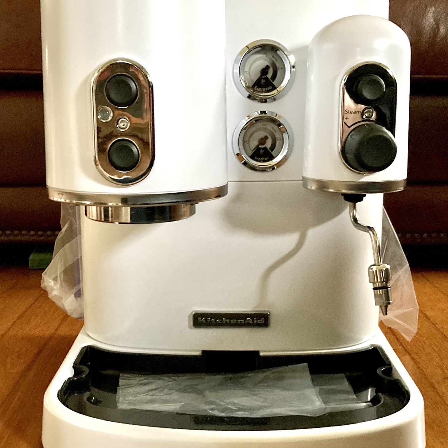 Kitchenaid pro line series espresso maker with dual independent boilers hotsell