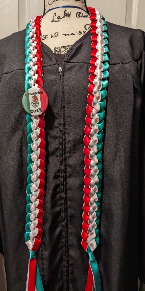 Graduation Ribbon Lei Tri Mexican 2025