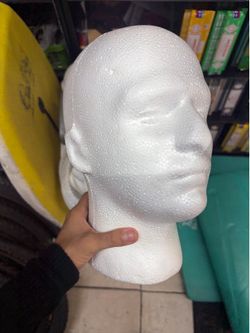 White Foam Mannequin Heads – Great for Wigs, Hats & Masks