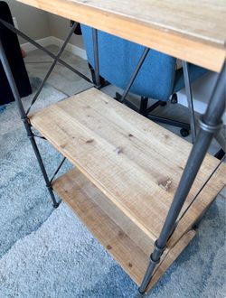 Industrial 5-Tier Bookshelf