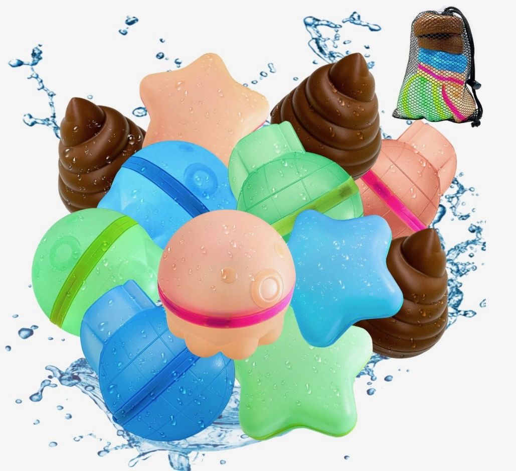 BRAND NEW NATATUNA 12 Piece Reusable Water Balloons