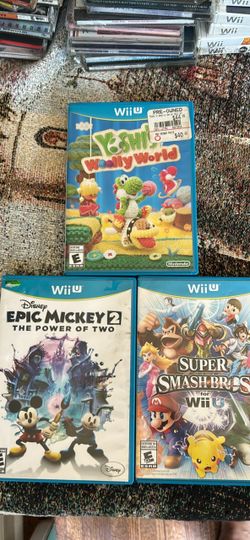 Nintendo Wii U Games Bundle – Lot of 3
