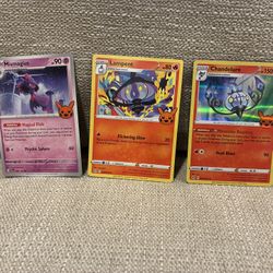 Pokémon Mismagius, Lampent, Chandelure (Shiny)