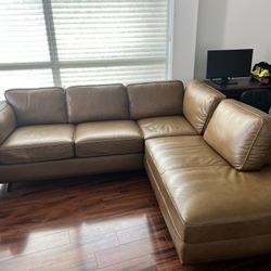 Leather Sectional