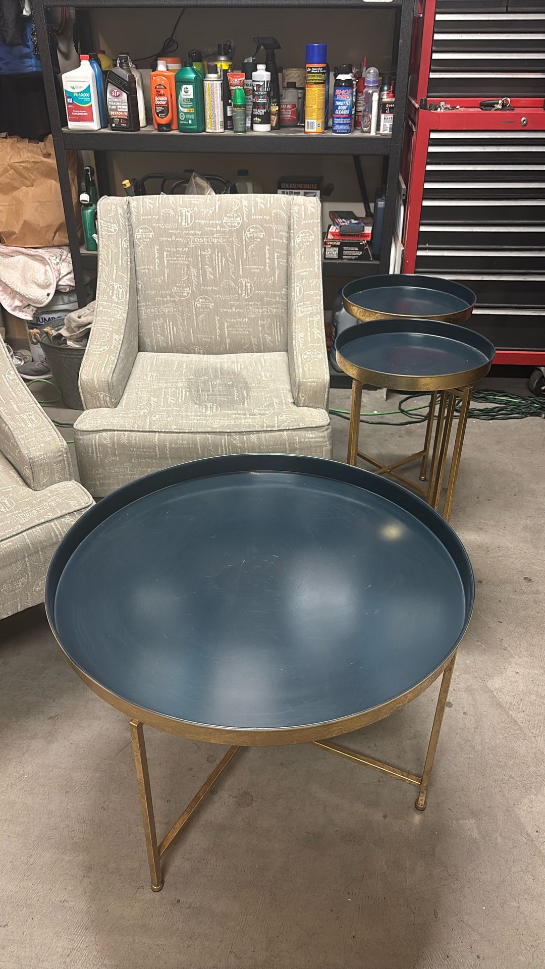 Two Chairs And Tables 