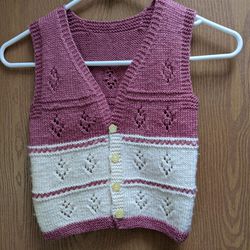 Kids Girls Sweater Vest