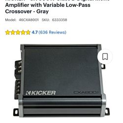 Kicker Amplifier 
