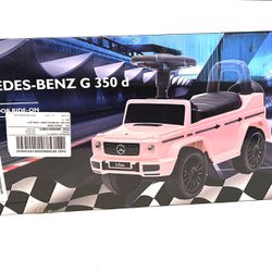 Mercedes Benz G 350d Foot To Floor Pink New Kids Toy
