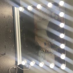 Vanity Mirror With Desk